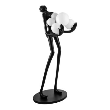Azzardo AZ4985 - Stojacia lampa ATLAS 6xE14/50W/230V 180 cm živica