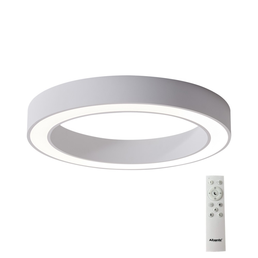 Azzardo AZ5034 - LED Stmievateľné stropné svietidlo MARCO LED/60W/230V biela + diaľkové ovládanie