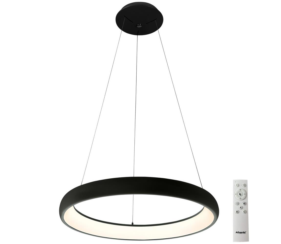 Azzardo Azzardo - LED Stmievateľný luster na lanku ANTONIO LED/50W/230V čierna + DO