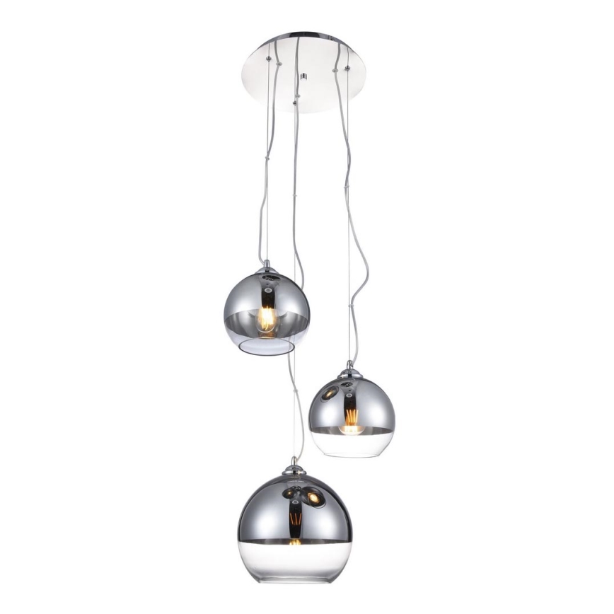 Azzardo - Náhradné sklo k lustru BALL - malé pr. 18 cm