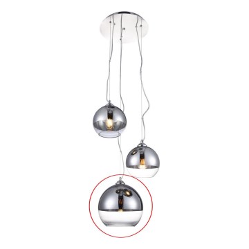 Azzardo - Náhradné sklo k lustru BALL - veľké pr. 24 cm