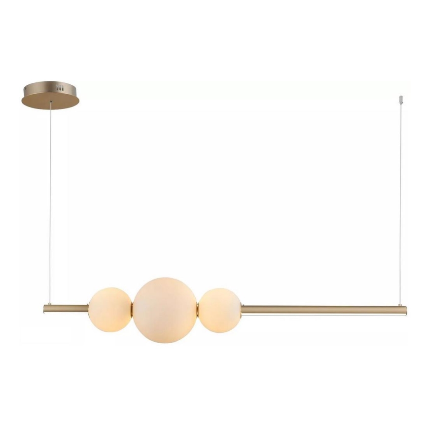 Azzardo - Náhradné sklo k lustru SANDRA biela - veľké pr. 22 cm
