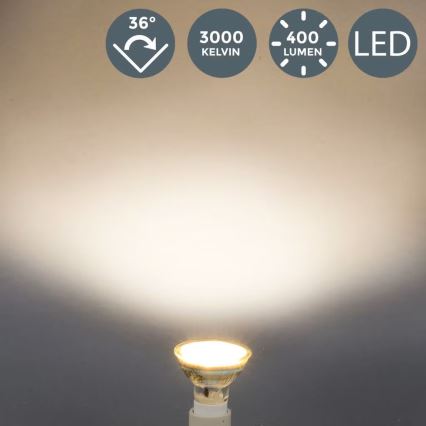 B.K.Licht - SADA 10x LED žiaroviek GU10/5W/230V 3000K