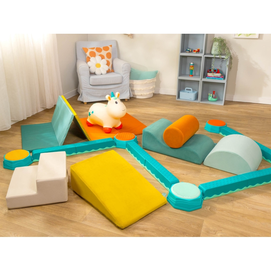 B-Toys - Detské penové kocky WONDERSHAPES 3 ks