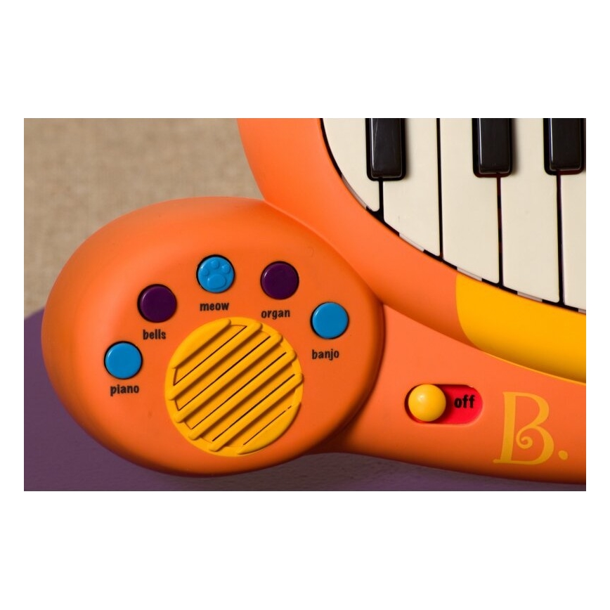 B-Toys - Detské piano s mikrofónom Kočka 4xAA