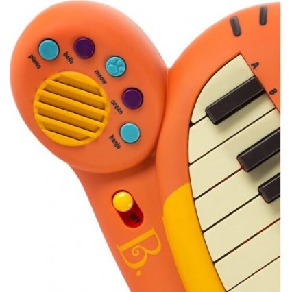 B-Toys - Detské piano s mikrofónom Kočka 4xAA