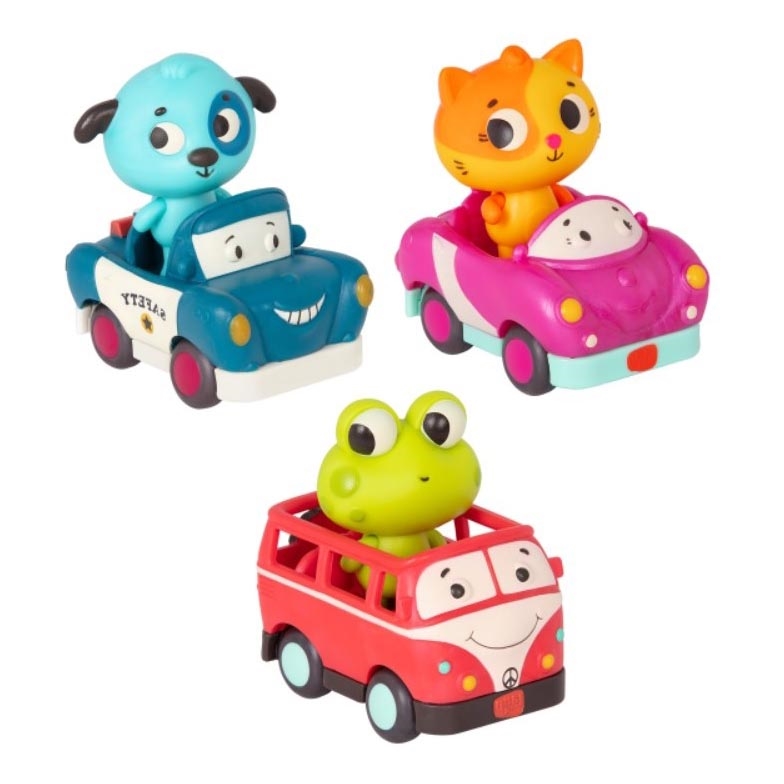 B-Toys - Svietiace autíčka s melódiou 3xAG13