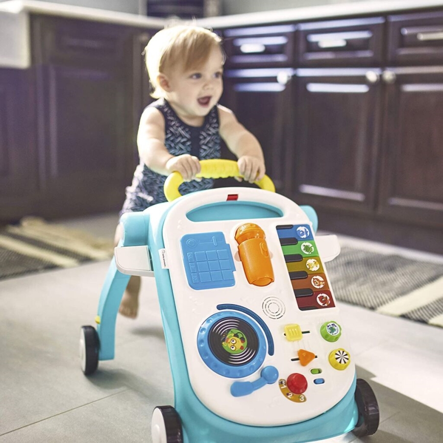 Baby Einstein - Chodítko s aktivitami 4v1 MUSICAL MIX ‘N ROLL 3xAA