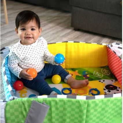 Baby Einstein - Detská hracia deka 5v1 PATCH'S COLOR PLAYSPACE 3xAAA