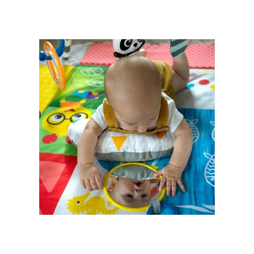 Baby Einstein - Detská hracia deka 5v1 PATCH'S COLOR PLAYSPACE 3xAAA