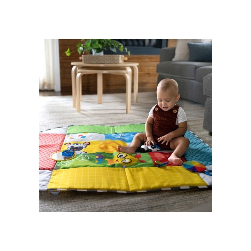 Baby Einstein - Detská hracia deka 5v1 PATCH'S COLOR PLAYSPACE 3xAAA