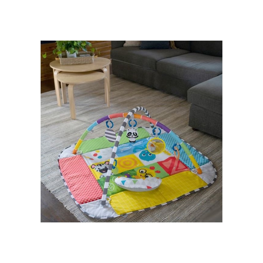 Baby Einstein - Detská hracia deka 5v1 PATCH'S COLOR PLAYSPACE 3xAAA