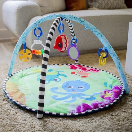 Baby Einstein - Detská hracia deka s vodnou podložkou 2v1 SEA FLOOR EXPLORERS