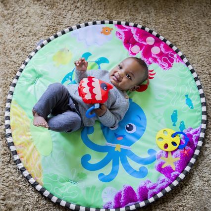 Baby Einstein - Detská hracia deka s vodnou podložkou 2v1 SEA FLOOR EXPLORERS