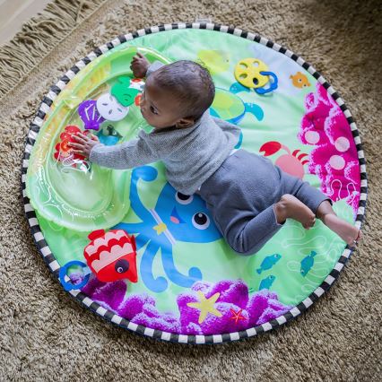 Baby Einstein - Detská hracia deka s vodnou podložkou 2v1 SEA FLOOR EXPLORERS