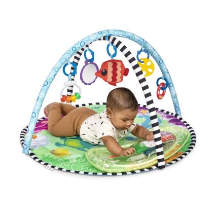 Baby Einstein - Detská hracia deka s vodnou podložkou 2v1 SEA FLOOR EXPLORERS