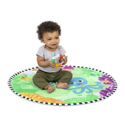 Baby Einstein - Detská hracia deka s vodnou podložkou 2v1 SEA FLOOR EXPLORERS