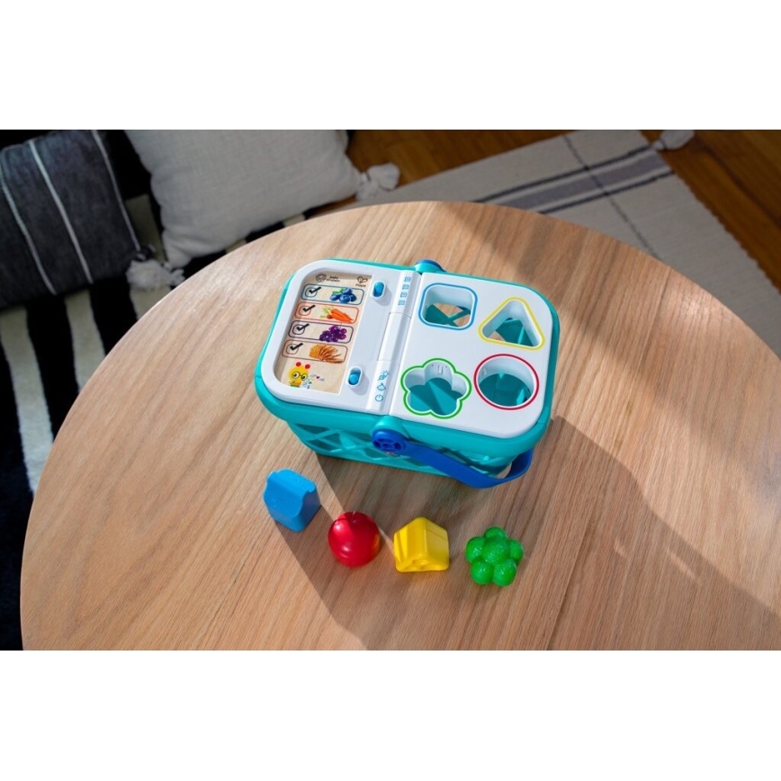 Baby Einstein - Detský interaktívny nákupný košík MAGIC TOUCH HAPE 3xAAA
