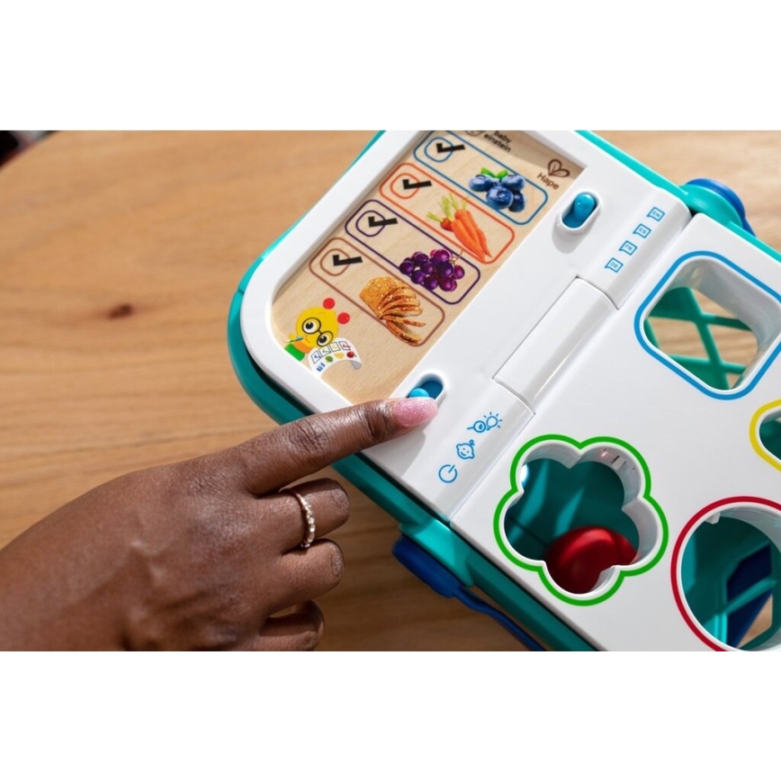 Baby Einstein - Detský interaktívny nákupný košík MAGIC TOUCH HAPE 3xAAA