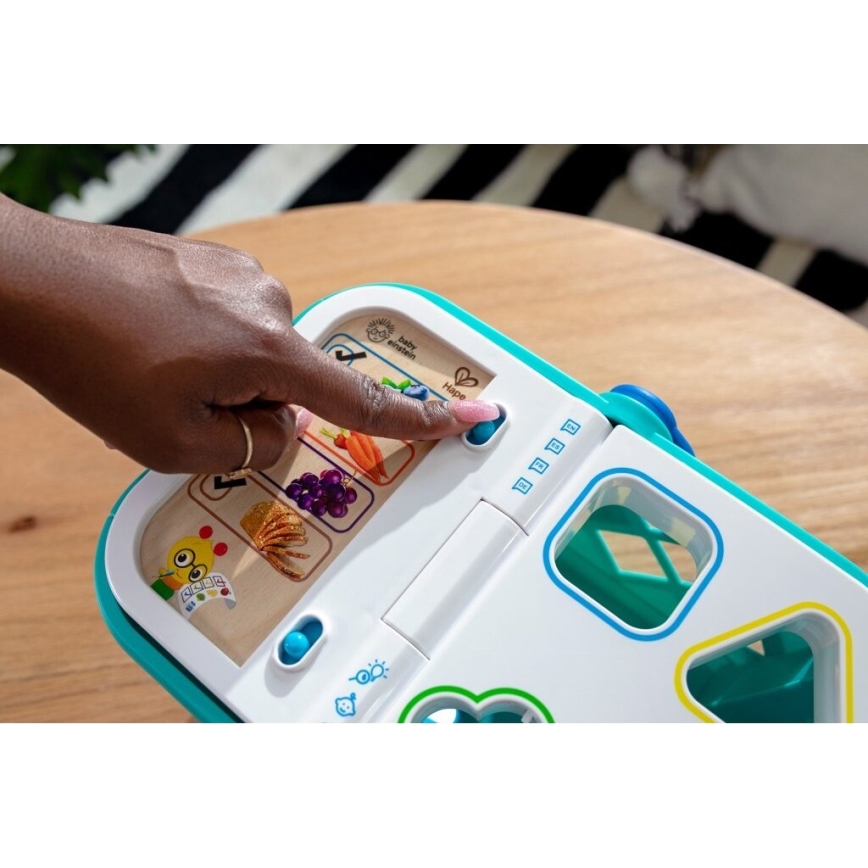 Baby Einstein - Detský interaktívny nákupný košík MAGIC TOUCH HAPE 3xAAA