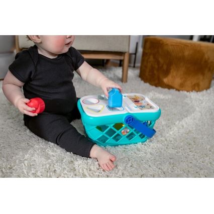 Baby Einstein - Detský interaktívny nákupný košík MAGIC TOUCH HAPE 3xAAA