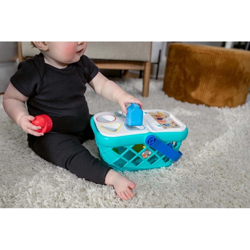 Baby Einstein - Detský interaktívny nákupný košík MAGIC TOUCH HAPE 3xAAA