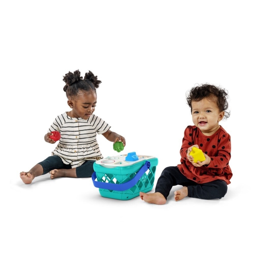 Baby Einstein - Detský interaktívny nákupný košík MAGIC TOUCH HAPE 3xAAA