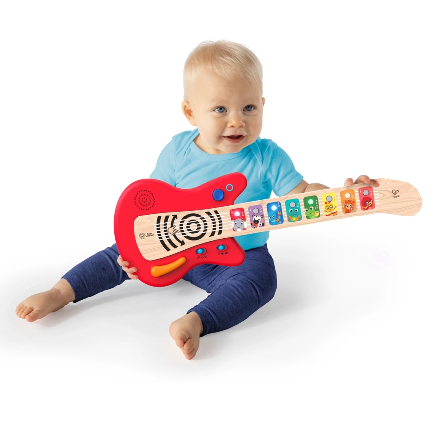 Baby Einstein - Drevená hudobná hračka MAGIC TOUCH gitara 3xAA