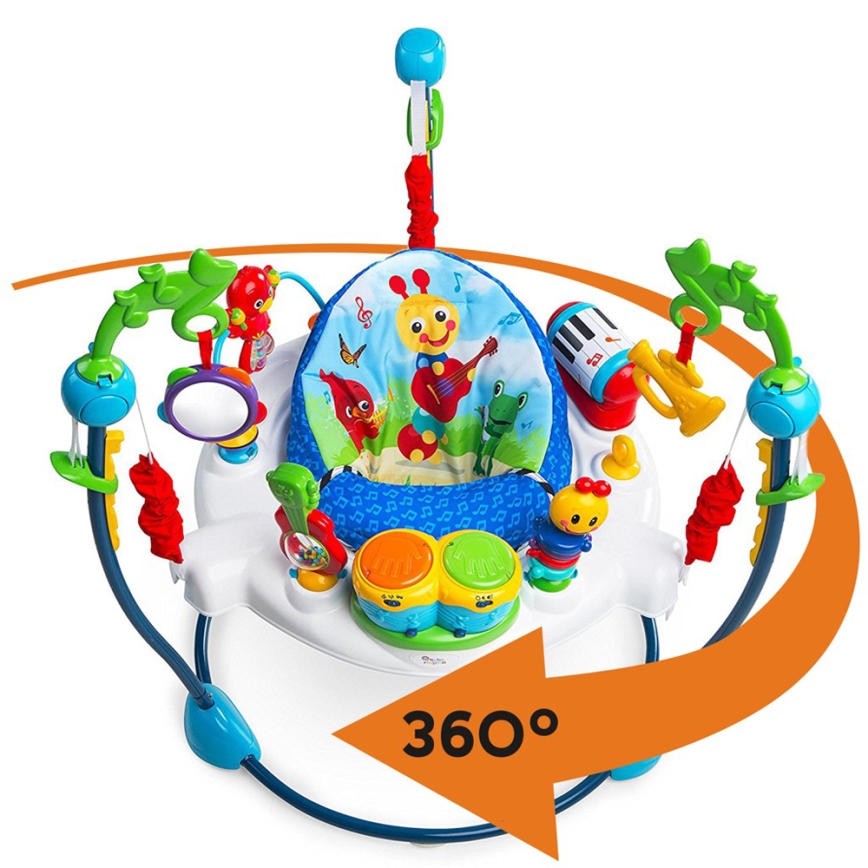 Baby Einstein - Skákadlo 2v1 NEIGHBORHOOD SYMPHONY 3xAA