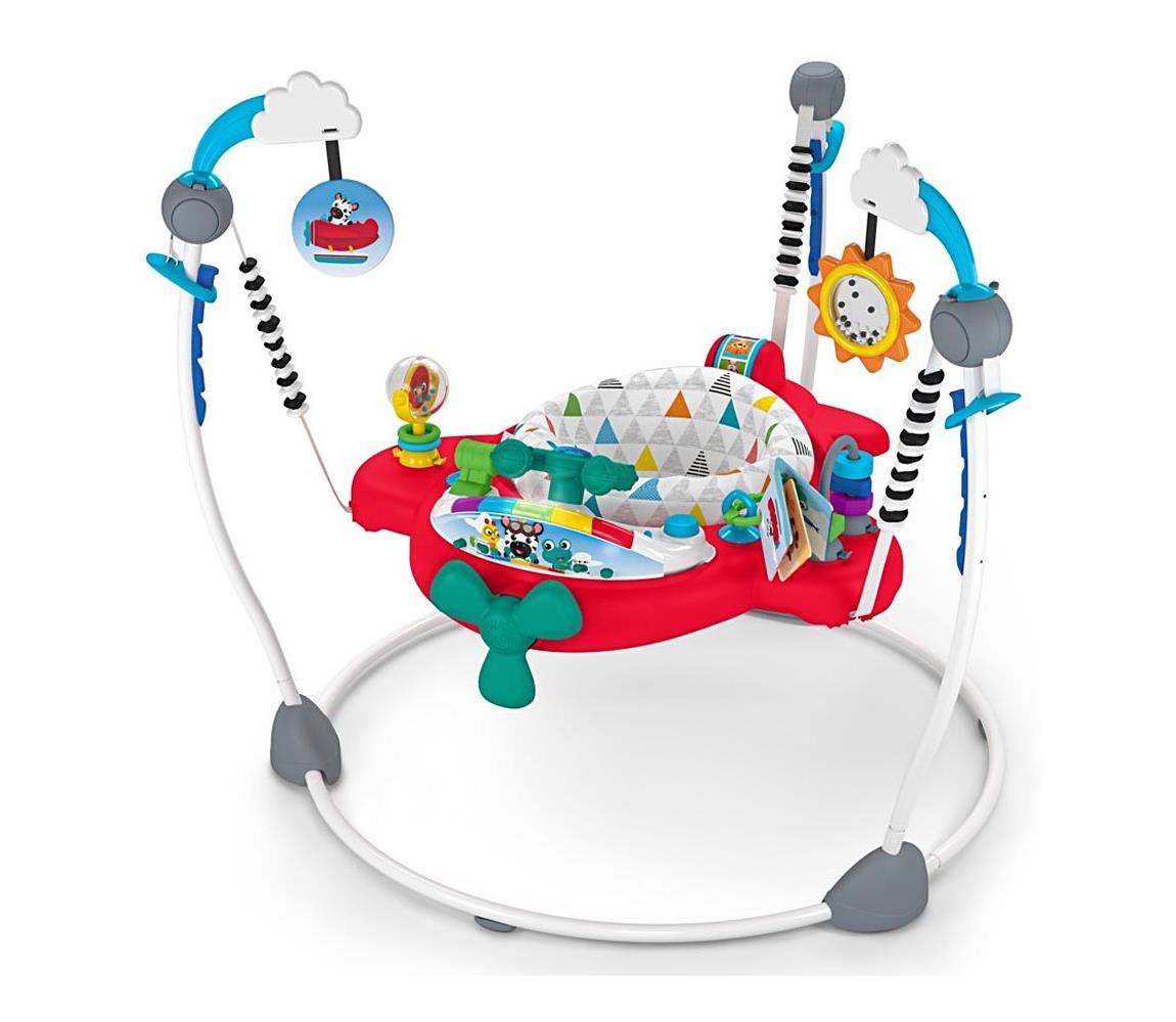 Baby Einstein skákadlo/aktívne centrum 2v1 Ocean Explorers Airplane Adventure
