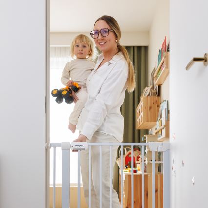 BabyOno - Bezpečnostná bránka 75-96 cm biela