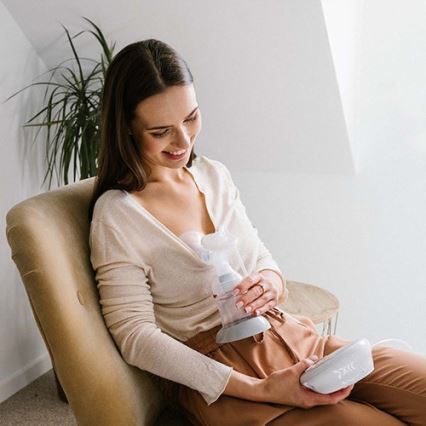 BabyOno - Odsávačka materského mlieka elektronická Nurse Pro 4xAA/6V 1000 mAh