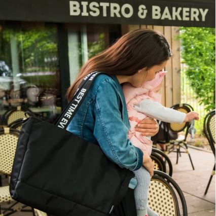 BabyOno - Prebaľovacia taška na kočík Best Time Ever čierna