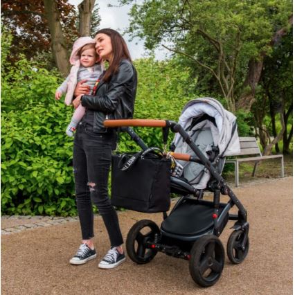 BabyOno - Prebaľovacia taška na kočík Best Time Ever čierna