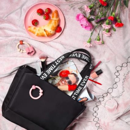 BabyOno - Prebaľovacia taška na kočík Best Time Ever čierna