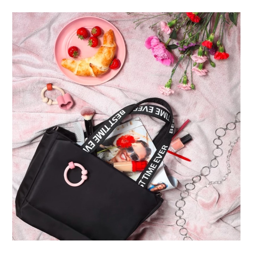 BabyOno - Prebaľovacia taška na kočík Best Time Ever čierna