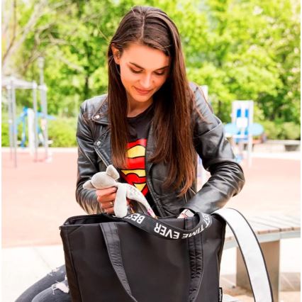 BabyOno - Prebaľovacia taška na kočík Best Time Ever čierna