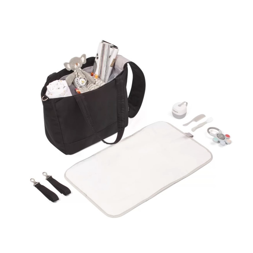 BabyOno - Prebaľovacia taška na kočík Best Time Ever čierna