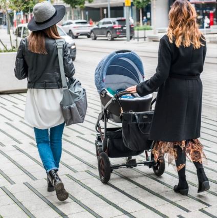 BabyOno - Prebaľovacia taška na kočík Coco čierna