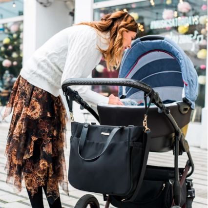 BabyOno - Prebaľovacia taška na kočík Coco čierna