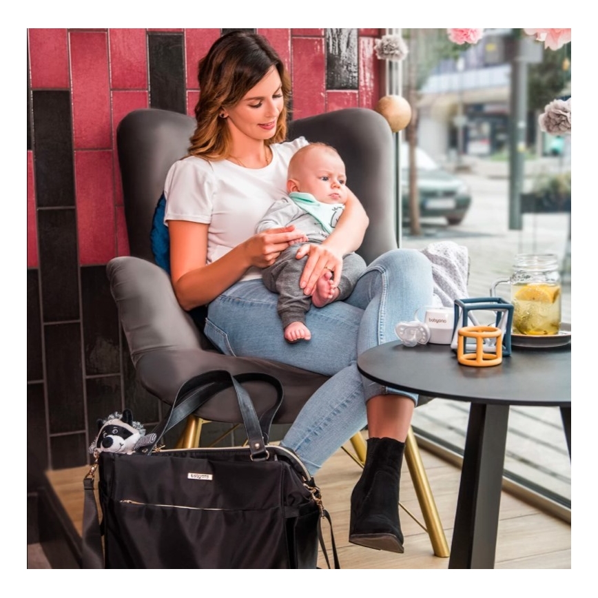 BabyOno - Prebaľovacia taška na kočík Coco čierna