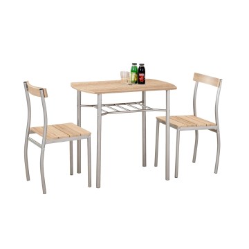 Balkónová zostava LANCE 82x50 cm kov/dub sonoma