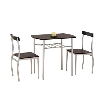 Balkónová zostava LANCE 82x50 cm kov/wenge