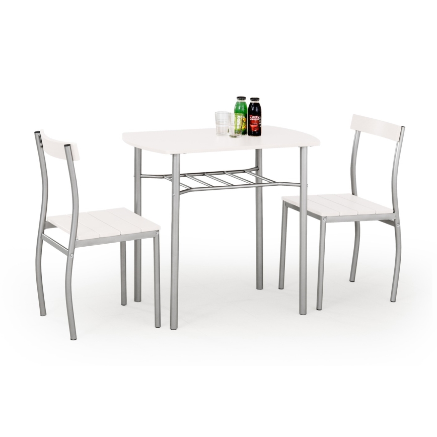 Balkónový set LANCE kov/drevo