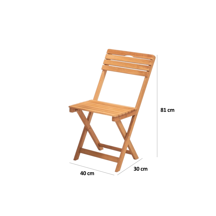 Balkónový set s vankúšmi buk