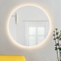 Baltica Design - LED kúpeľňové nástenné zrkadlo s podsvietením BRIGHT LED/15W/230V 3000K pr. 80 cm IP65