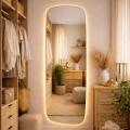 Baltica Design - LED Kúpeľňové nástenné zrkadlo s podsvietením STONE CALM LED/15W/230V 2700K 155x50 cm IP65