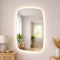 Baltica Design - LED Kúpeľňové nástenné zrkadlo s podsvietením STONE CALM LED/15W/230V 4500K 90x60 cm IP65