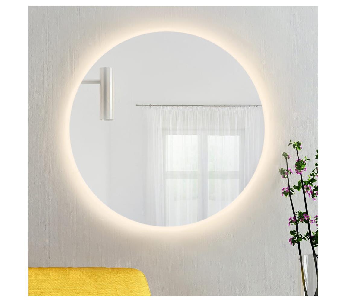 Baltica Design - LED kúpeľňové zrkadlo s podsvietením BRIGHT 15W/230V 3000K pr. 80 cm IP65 Bright No edges 80 warm