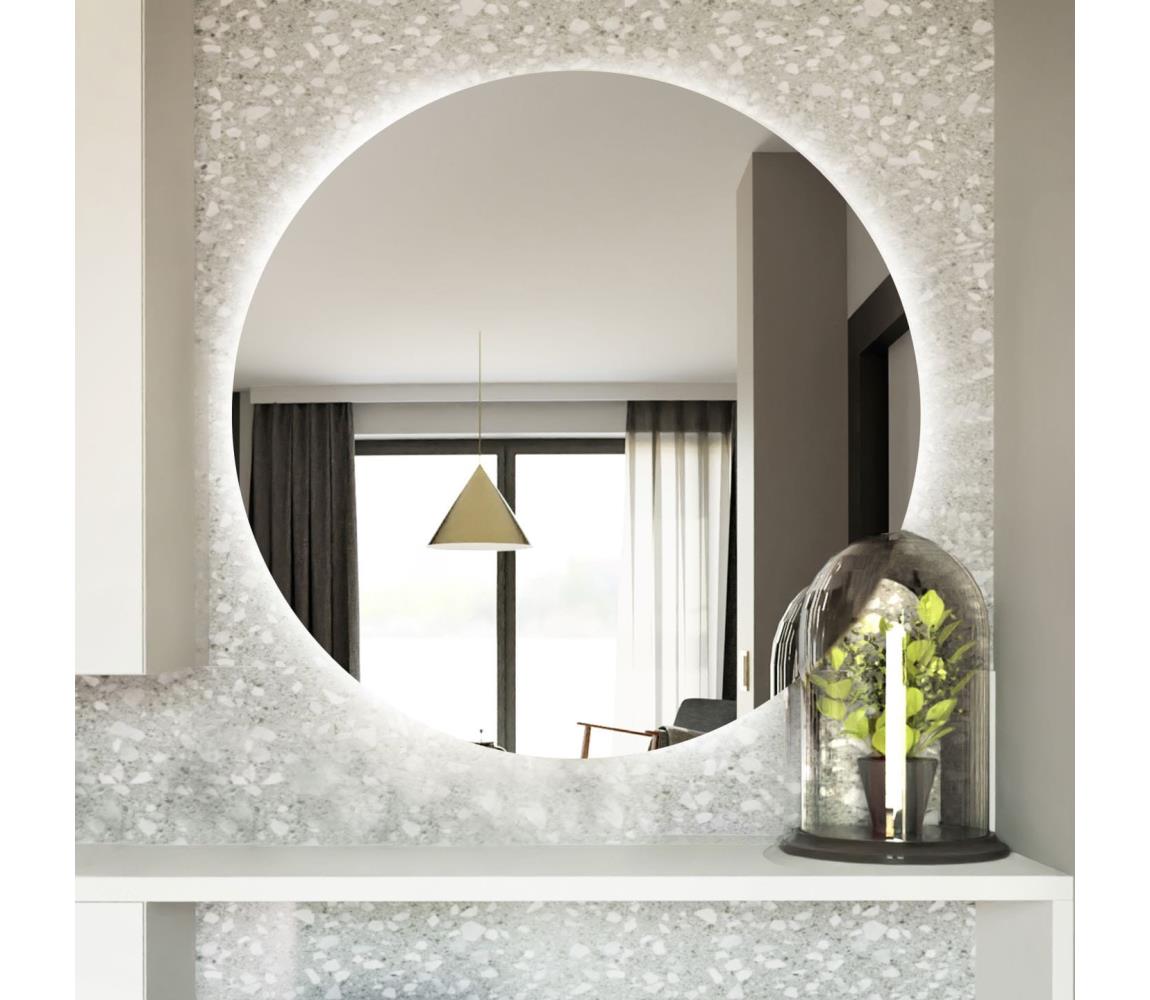 Baltica Design - LED kúpeľňové zrkadlo s podsvietením BRIGHT 15W/230V 6500K priemer 60 cm IP65 Bright No edges 60 cold